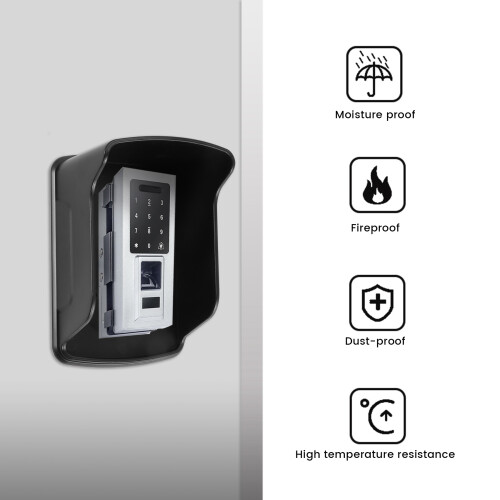 Waterproof Cover for RFID Access Control Keypad Fingerprint Access Controller Rainproof Cover Sell Protector Door Lock Security System