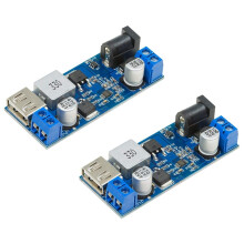 6V 9V 12V 24V to 5V 5A Buck Converter Module,9-36V Step Down to USB 5V Transformer Dual Output Voltage Regulator