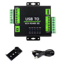 Industriell Isolierter USB-zu-4-Kanal-RS485-Konverter (B) 26545 CH344L-Chip, Mehrere Schutzschaltungen, Unterstützung Mehrerer Systeme
