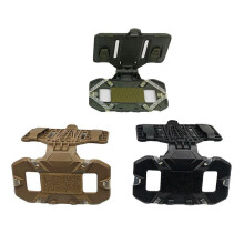 Telefones Portáteis Suporte Dobrado Peito Navegação para Celular Placa Dobrável Placa Externa Suporte para Telefone Dobrável Preto