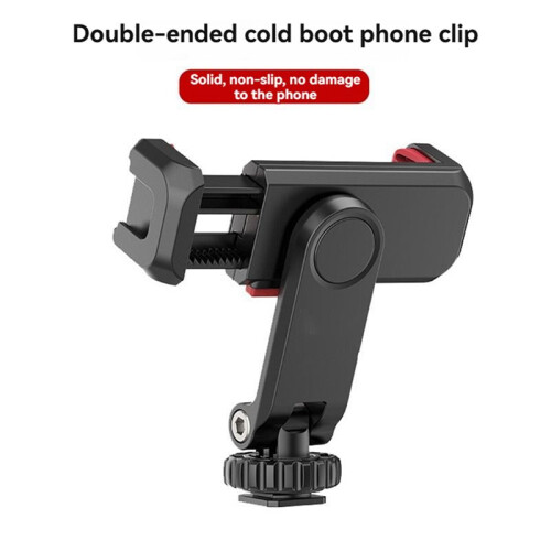 ST-06S Phone Holder 360 Rotatable Vertical Tripod Mount DSLR Mirrorless Mobile Phone Live Broadcast Fixed Bracket 2