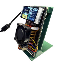 NerdAxe NerdMiner för Bitaxe 500Gh/S BM1366 ASIC Chip Vertical Miner Solo Lottery BTC Miner Lottery Mining Miner AU-Kontakt