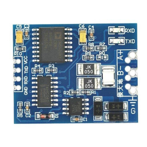3.3V 5V TTL UART para RS485 Módulo Conversor de Interface Isolada de Porta Serial de Chip Único UART Industrial