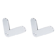 2X Magnetic Laptop Phone Holder, Adjustable Laptop Cell Phone Mount, Laptop Side Mount Clip (Silver)