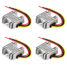 4X - Transverter 12V Step to 24V 3a 72W Car Power Converter Regulator Waterproof Universal Converter