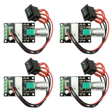 4X 6V 12V 24V 28V 3A 80W Motorhastighetsregulator (PWM) Hastighetsjusterbar Reversibel StröMbrytare 1203BB Motordrivrutin Reversering
