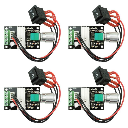 4X 6V 12V 24V 28V 3A 80W  Motor Speed Controller (PWM) Speed Adjustable Reversible  1203BB
