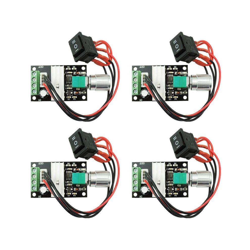 4X 6V 12V 24V 28V 3A 80W Motor Speed Controller (Pwm) Speed Adjustable Reversible 1203Bb 6133606796733
