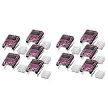 10Pcs Stepper Motor Driver Board StepStick DRV8825 Stepping Driver Controller Step Engine Module Radiator Heat Sink