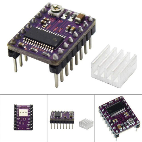 10Pcs Stepper Motor Driver Board StepStick DRV8825 Stepping Driver Controller Step Engine Module Radiator Heat Sink 2