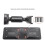 2X Car Rearview Mirror Mounting Bracket with Aluminum ABS Interior Back Plate Panel Bracket 3