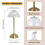LED Desk Lamp with Touch Sensor, Type-C USB Rechargeable for Bedroom and Study 8