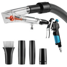 2IN1 Car Interior Detailing Air Blow Gun & Vacunm Gun with Adjustable Air Flow Nozzle,Cleaning Gun Quickly Blasts Dirt
