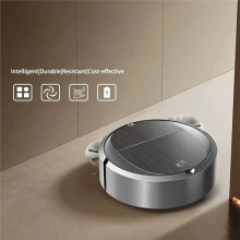 Automatic Sweeping Robot Portable Home Robotic Vacuum Cleaner USB Rechargeable Wet Dry Sweeping Machine Black
