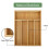 Bamboo and Fork Box, Partition Board Box, Silverware Tray Organizer, Kitchen Organizer for Flatware Cutlery and Silver 7