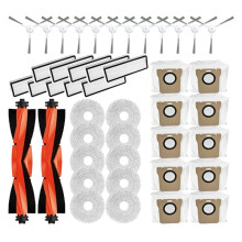 For Mijia Omni 2 C102CN,B101CN,B116,X10+ Robot Vacuum Cleaner Main Side Brush Mop Cloth Dust Bag Spare Parts