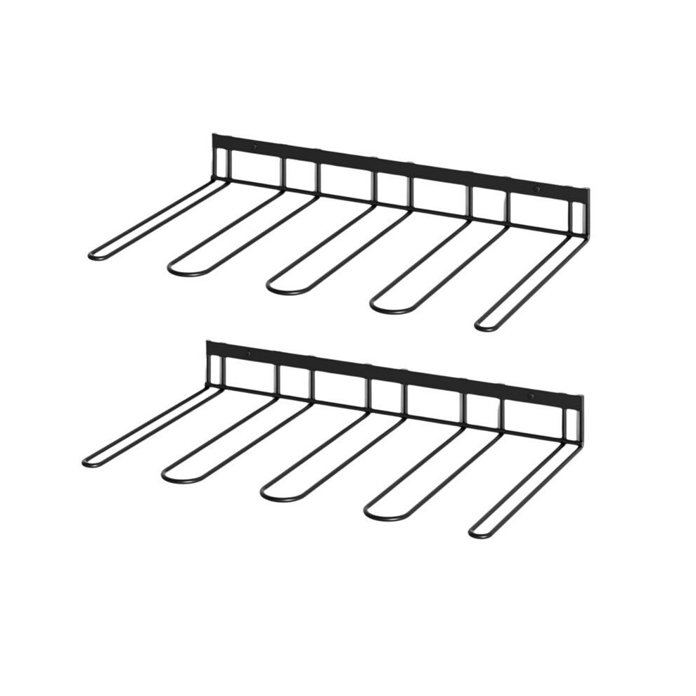 2Pcs Boot Rack, Wader Hangers For Wall, Wall Mounted Shoe Racks, 4 Pair Boot Organizer For Tall Boots And Cowboy Shoes 6032911974563