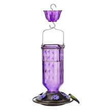 Feeder Hanging Bird Feeder with Ant Moat Outdoor Feeder with 6 Feeding
