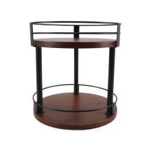Organizer-Spice-Rack, 2-Tier Rotating Spice Organizer for Kitchen-Cabinet-Countertop-Pantry, Turntable Seasoning Holder