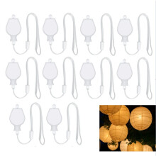 10Pack LED Balloon Lights, Warm White, LED Lantern Lights with Battery and Rope, Battery Can Be Replaced