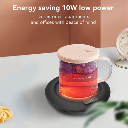 Coffee Cup Warmer Heated Coaster Thermostatic Function Waterproof Portable USB Constant Temperature Coaster Heating Pad 1