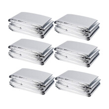 Paquete de 6 Películas Mylar Reflectantes Plateadas Grandes, de Alta Reflectividad, Mantienen el Calor, Perfectas para el Crecimiento de Plantas y