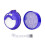 Vacuum Filter for  DC25 Handheld Vacuum Cleaner Replacement Parts  Filter Washable Pre-Filter Post-Filter 1