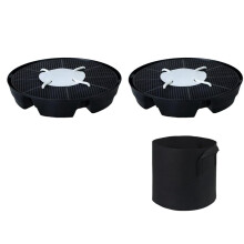 Base de Pot Auto-Arrosante avec 1 Sac de Culture pour Plantes, Pots Auto-Arrosants pour Plantes D'Intérieur, Arrosage Automatique pour Plantes