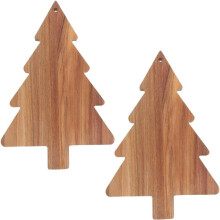 Stück Weihnachtsbaum-Charcuterie-Brett, Holzschneidebrett in Weihnachtsbaumform zum Servieren in der Küche, zum Schneiden Von Käse, Sushi, Obst und