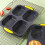 Baking Mould Restaurant Hamburger Bun Silicone Mold Foldable Reusable Bread Pan Heat Resistance DIY Kitchen Tool 2