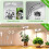Plant Grow Light,LED Growing Light for Indoor Plants,2  Adjustable Height Growing Lamp with Timer,for Small Plants 5