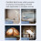 Multifunctional Soundless Alarm Clock Folding Carryable Design Nightlight Feature for Night Reading Travelling 6