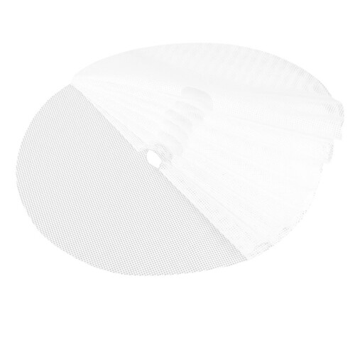 10pcs Round Silicone Dehydrator Sheets, Non Stick Silicone Mesh for Fruit Dehydrator, Tray Liner Reusable