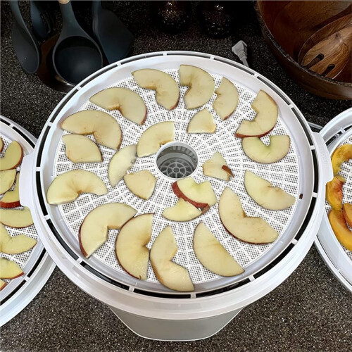 10pcs Round Silicone Dehydrator Sheets, Non Stick Silicone Mesh for Fruit Dehydrator, Tray Liner Reusable 2
