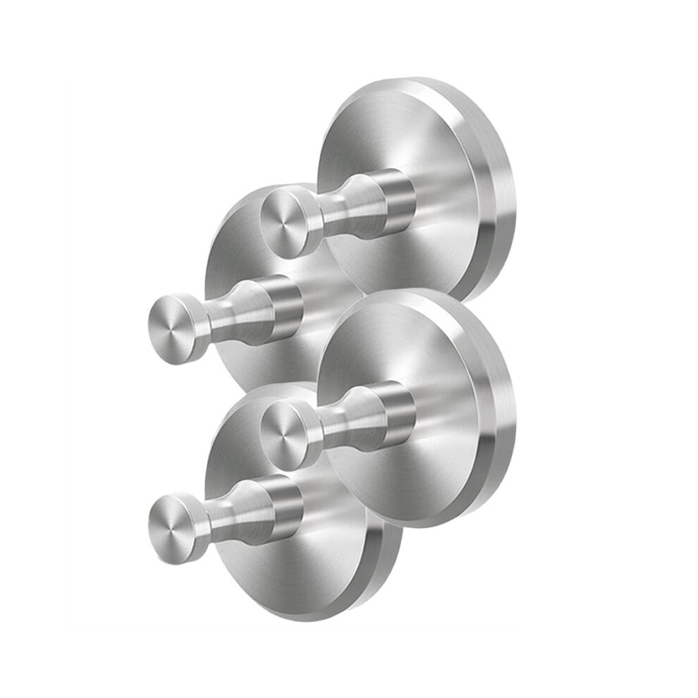 Tauoh Silver Suction Cup Hooks No Drill Suction Cup Holder Hanger Holder Towel Hooks For Window Bathroom Mirrors Shower