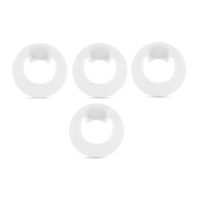 4 Stuks Vervangende Waterflesstoppers voor Owala FreeSip Twist 18oz-24oz, Siliconen Waterflesdekselpakking