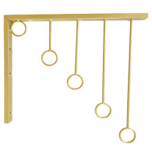 Goldene Kleiderbügel für Bekleidungsgeschäfte, Wandhaken Aus Eisen, Kleiderständer, Platzsparende Aufbewahrung für Garderobe und Unterwäsche