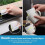 100 PCS Magic Sponge Eraser Sheets,Convex Point Melamine Sheets,Disposable Portable Magic Cleaning Eraser Thin Wipes 6