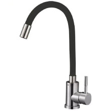 Stainless Steel Kitchen Faucet 304 Dual Mode Sink Mixer Tap with Universal Rotation - Black