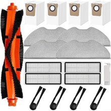 Replacement Parts Set Compatible with Robot Vacuum H40 OV51 Robot Vacuum Cleaner,Side Brushes,Filters,Mop Pads Dust Bags