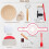 Complete Sourdough  Kit with Banneton Bread Proofing Basket and Glass Jar for Bread Making 8