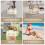 Portable Shower Caddys,Foldable Shower Caddys with Handle and Adjustable Divider,Plastic Shower Storage Basket 7