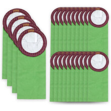 24 Pack 100331 Vacuum Bags Replacement for ProTeam 10 QT Backpack Vacuum Cleaner, Fit for Models Coachvac,Super Coachvac