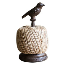 Cast Iron Rope Frame, Bird Sewing Machine Decoration, Vintage Trinkets, Garden, Courtyard, Balcony Cast Iron Spool