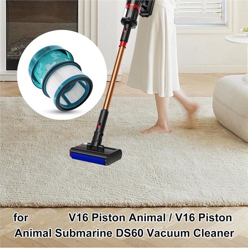 Veterinary Instrument Cleaner Washable HEPA Filter Replacement Compatible with V16 Piston Animal/V16 ...
