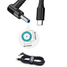 2X USB C to Laptop Charging Cable Adapter Type C to 4.5 x 3.0mm Converter 100W PD Power Charger Supply Cord for