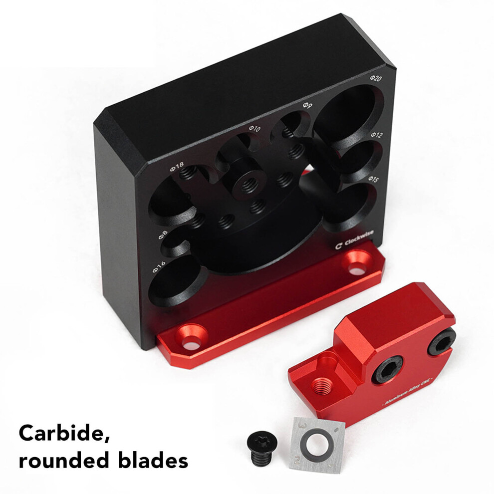 Adjustable Dowel Jig 8 Hole Aluminium Alloy