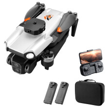 QuadcoptÚre avec Télécommande, Caméras Dual 8K, Batterie 1800mAh, 29,5cm, Blanc