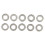 10 pezzi cuscinetti ZD Racing per auto, 8x14x3.5mm, argento 2