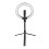 Adjustable Color Temperature Dimmable LED Lighting10Inch RGB Fill Light Foldable Design Ultra-Sturdy Tripod Wireless Remote Control USB Powered 4